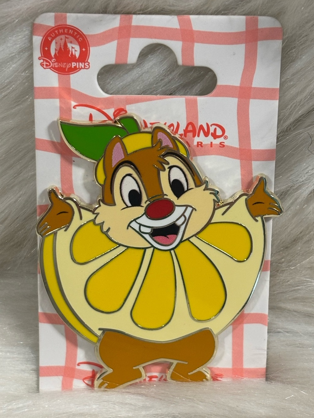 Disneyland Paris DLP Fruit Characters Series Chip & Dale 2025 Dale Lemon Wedge